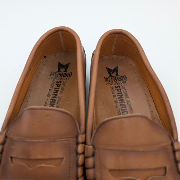 Mephisto Cap Vert Penny Loafer Shoes Men's Rust Leather Size US11.5 EU44 - Picture 12 of 12